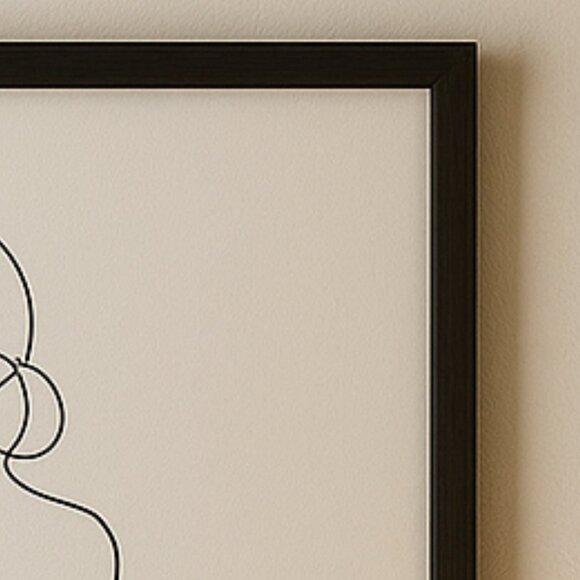 NWT Nude Line Art Female Silhouette Outlined Drawing - Picture 8 of 10